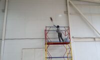 Уборка школ и дошкольных учреждений в Краснодаре - 25 Очистка стен после строительства