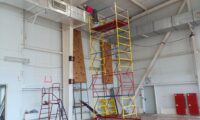 Уборка школ и дошкольных учреждений в Краснодаре - 36 Очистка вентиляции на высоте